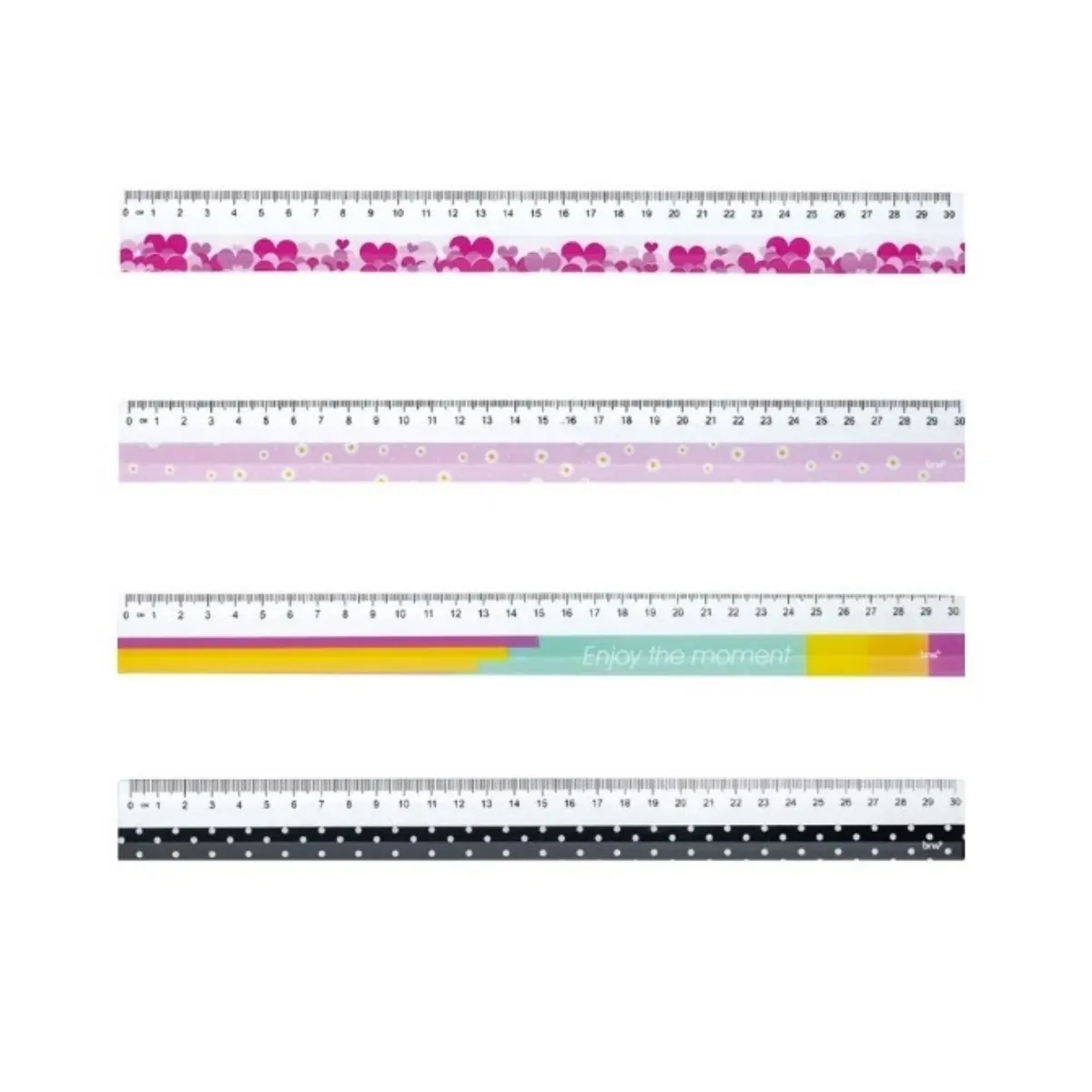 Regla Plastica con Diseños 30cm - BRW