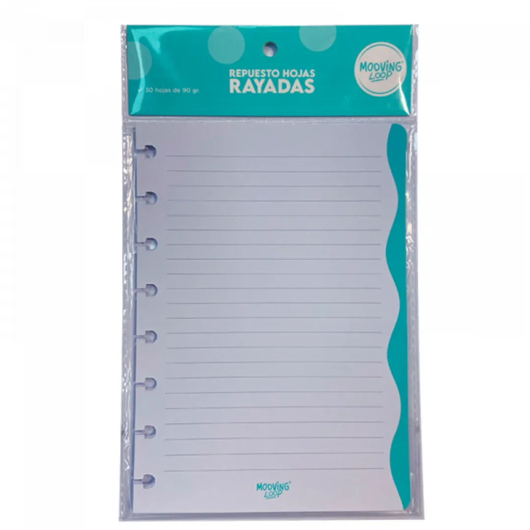 Repuesto hojas para Cuaderno de Discos - Mooving Loop