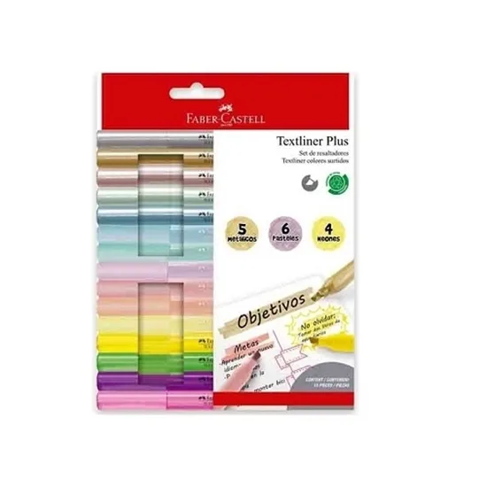 Resaltadores Finos x15 - Faber Castell
