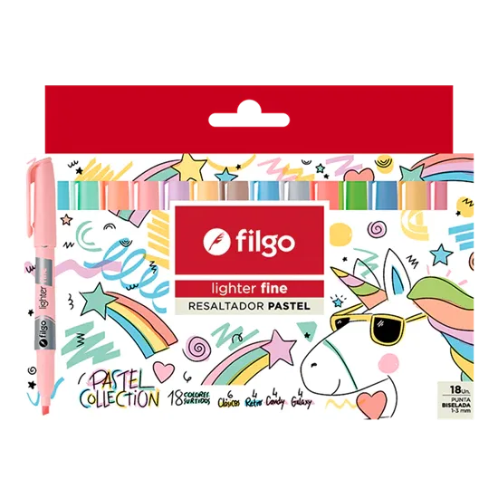 Resaltadores Finos x18 - Filgo