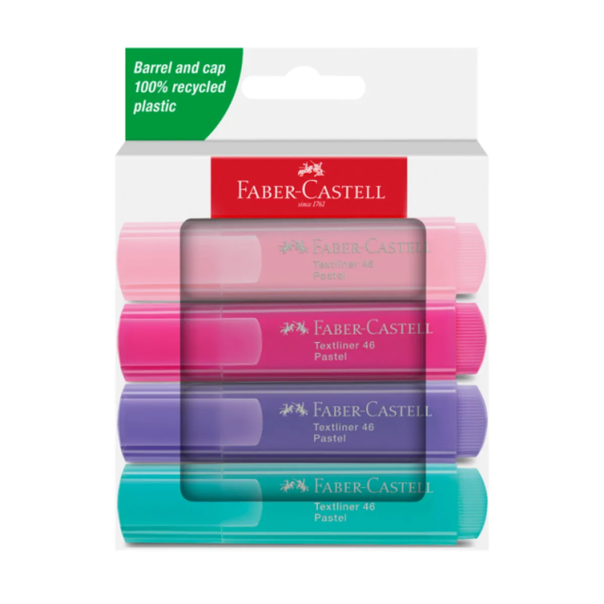 Resaltadores Pasteles x4 - Faber Castell