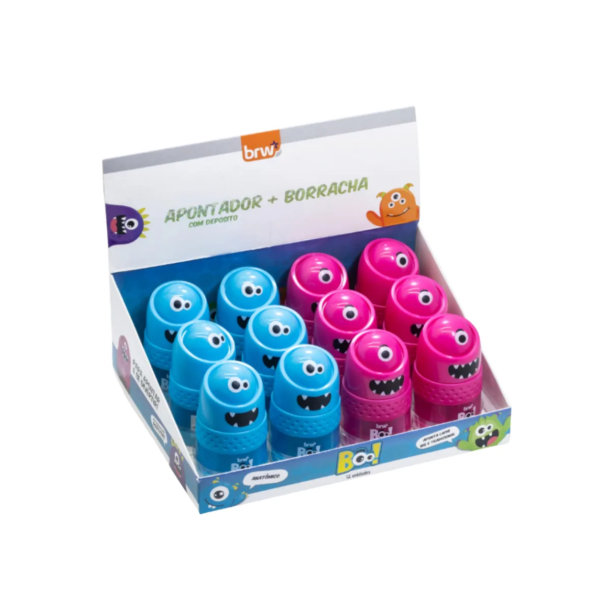 Sacapuntas con Deposito y Goma Boo - BRW