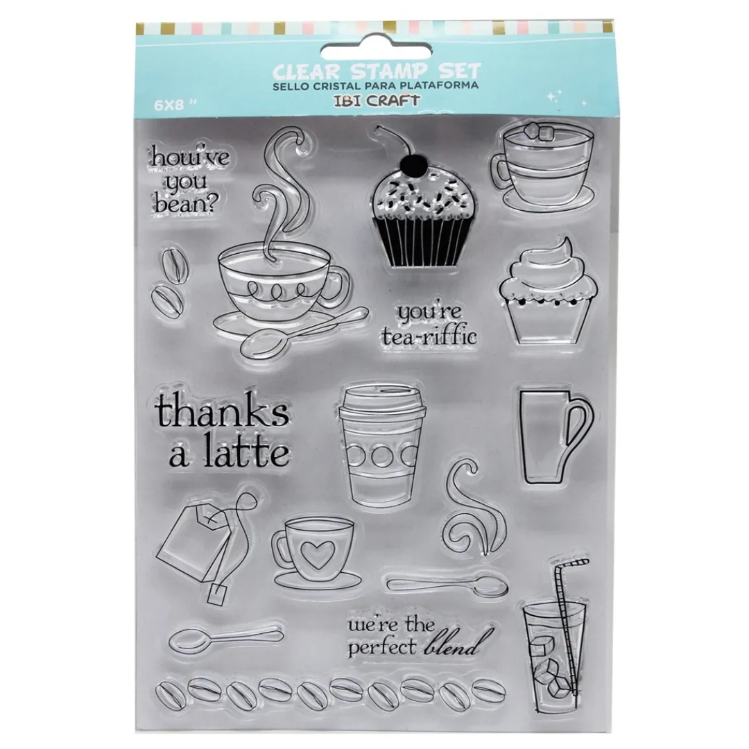 Sellos de Silicona Coffee - Ibi Craft