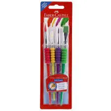Set 4 Pinceles - Faber Castell