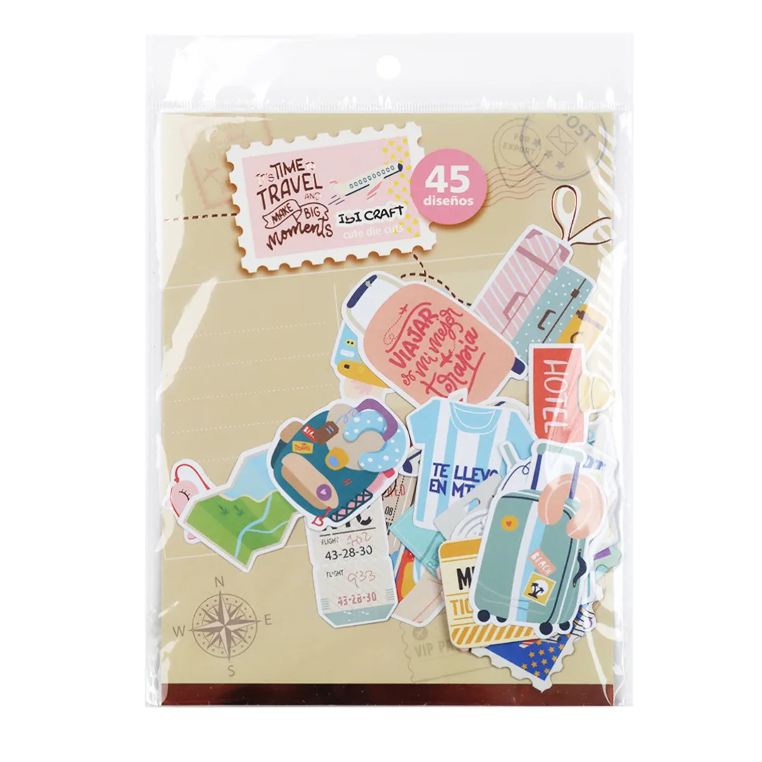 Set 45 Troqueles Travel - Ibi Craft