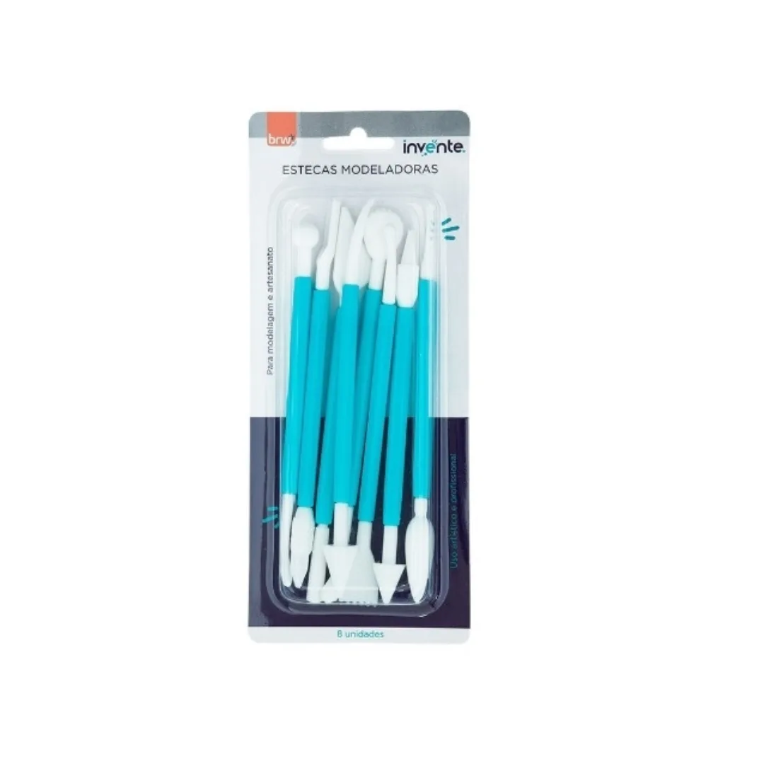 Set 8 Herramientas Modeladoras BRW - Estecas