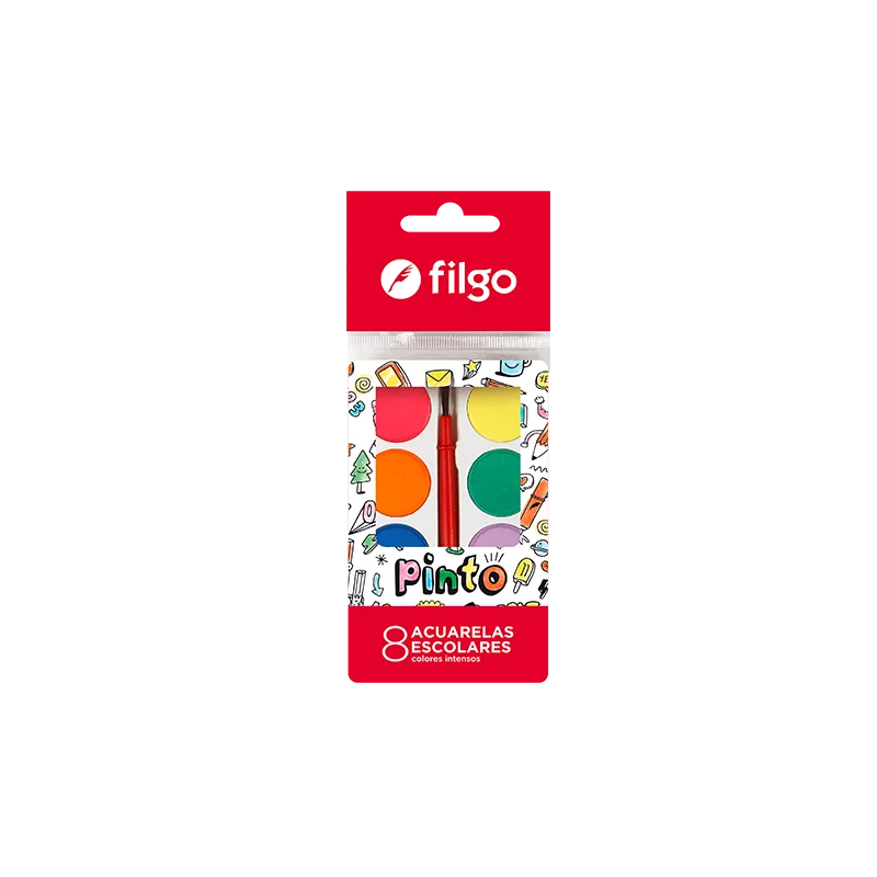 Set Acuarelas x8 - Filgo