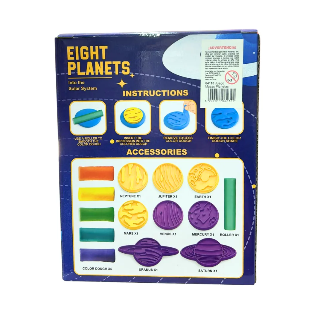 Set de Masas con Moldes - Planetas 3
