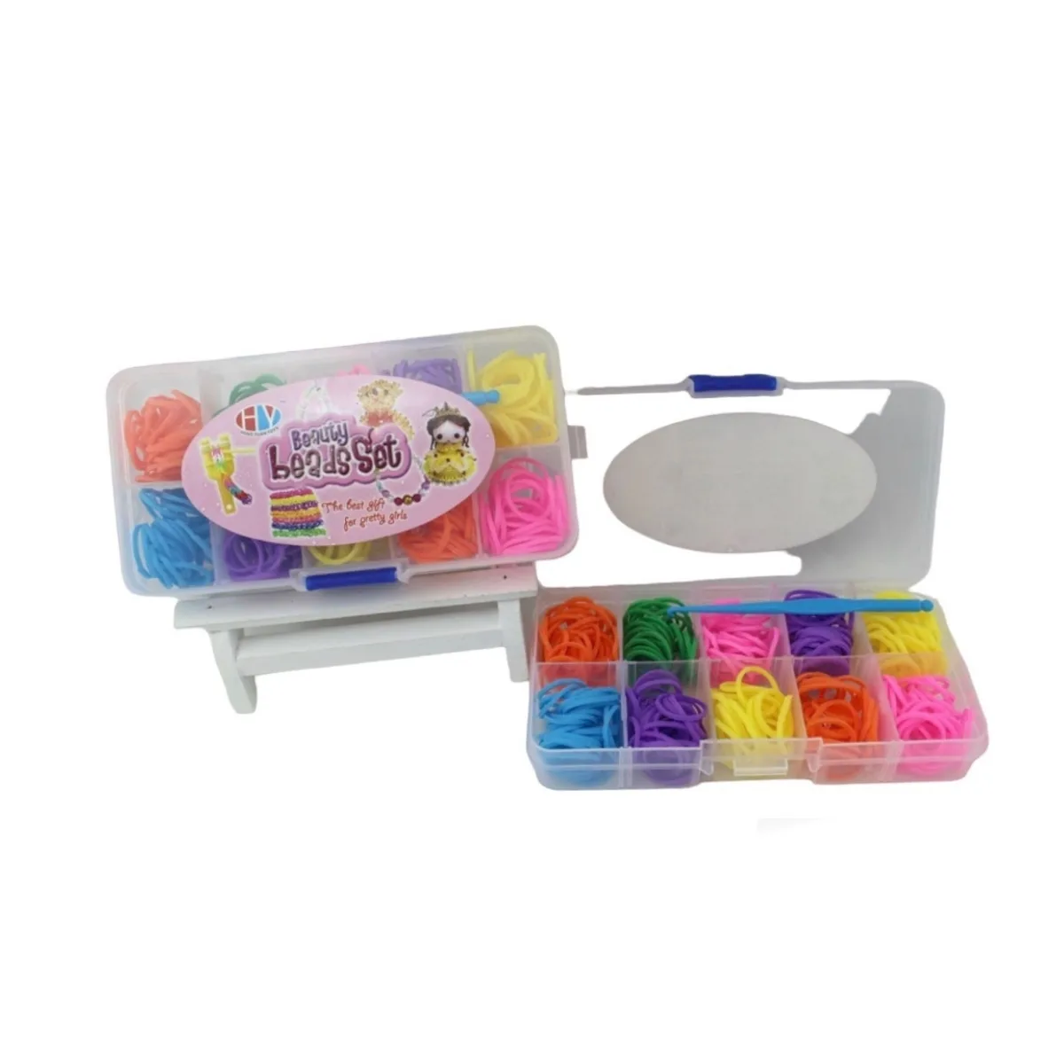 Set Gomitas para armar pulseras Chico