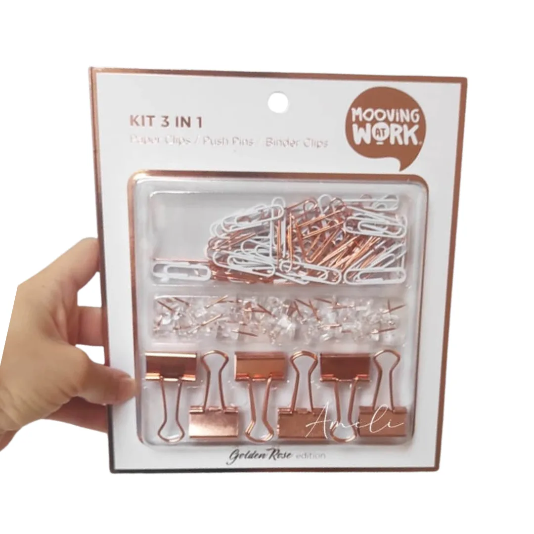 Set Oficina 3 en 1 Golden Rose - Mooving