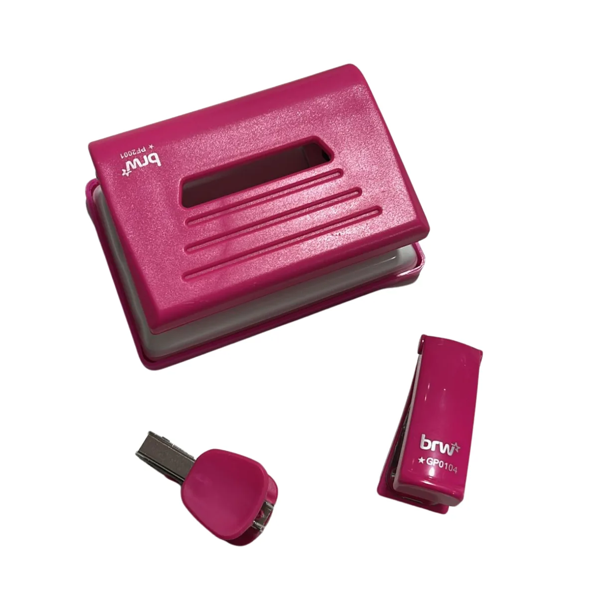 Set Oficina: Engrampadora Perforadora y Sacagancho - BRW