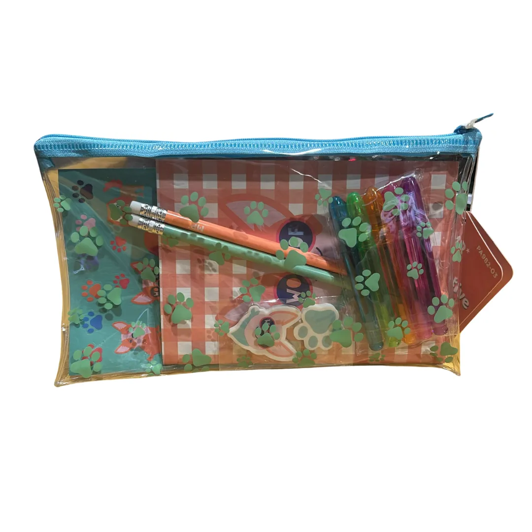 Set Papeleria con Stickers - Mascotas 3