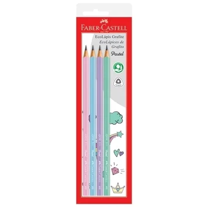 Set x4 Lápiz Pasteles - Faber Castell