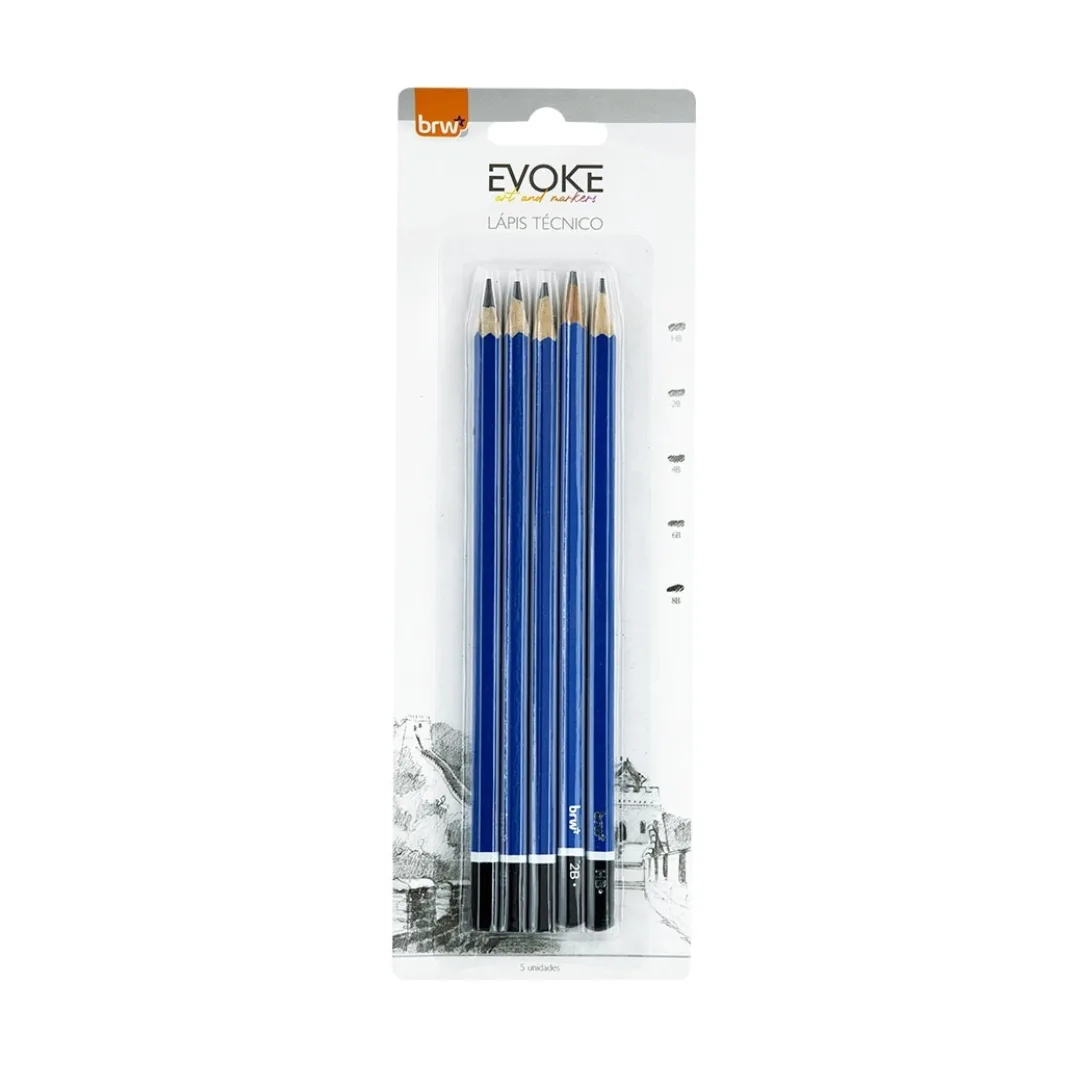 Set x5 Lapices Tecnicos - BRW