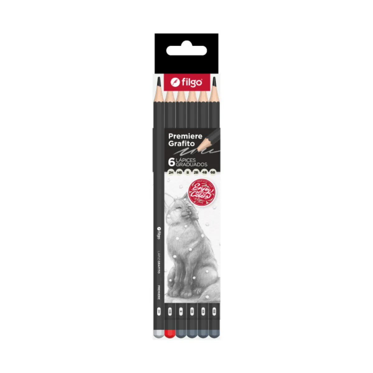 Set x6 Lapices Graduados Filgo