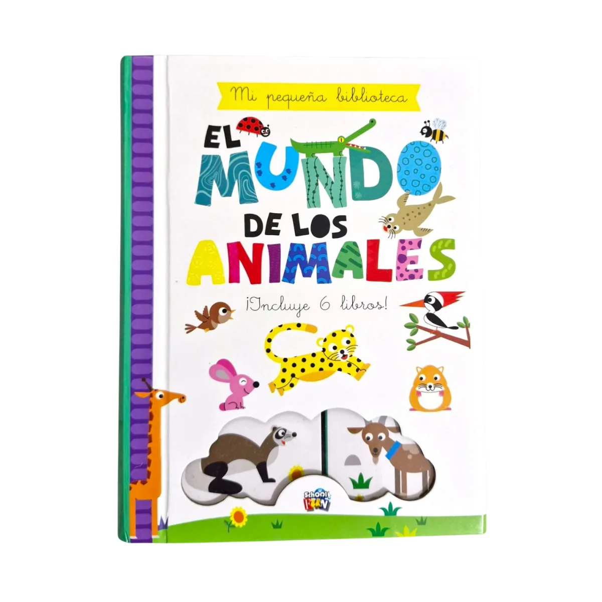 Set x6 Mini Libros El Mundo de los Animales