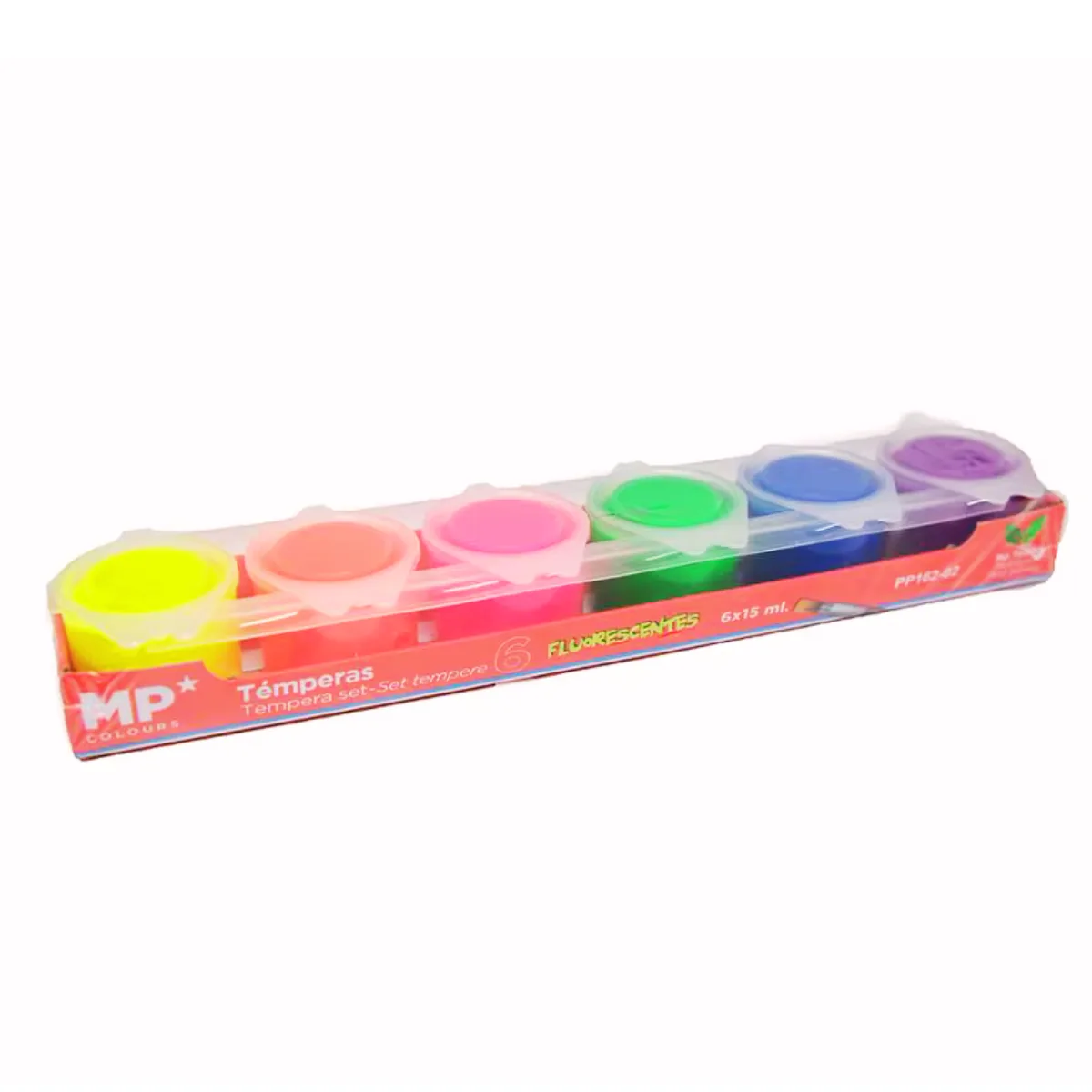 Set x6 Temperas Fluo