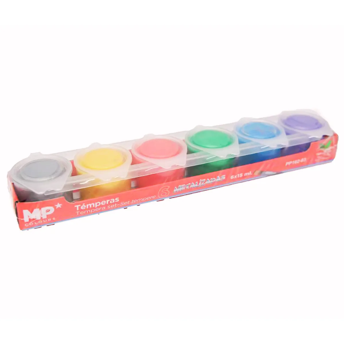 Set x6 Temperas Metalizadas