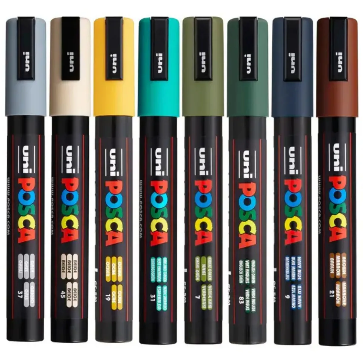 Set x8 Marcadores Tierra - Posca
