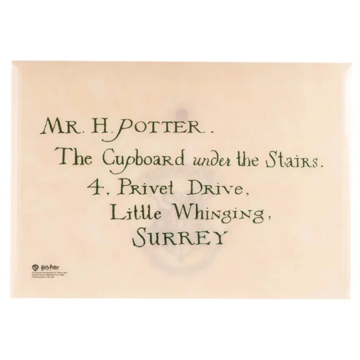 Sobre Plastico A4 - Harry Potter 2
