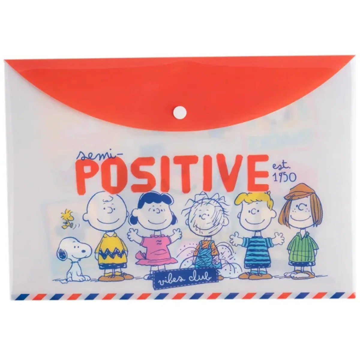 Sobre Plastico A4 - Snoopy