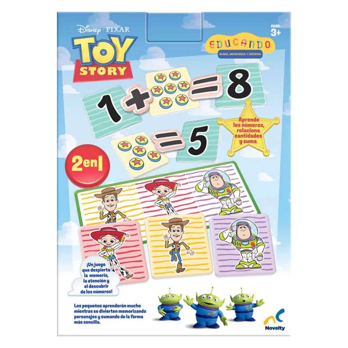 Suma, Memoriza y Ordena - Toy Story 5 3