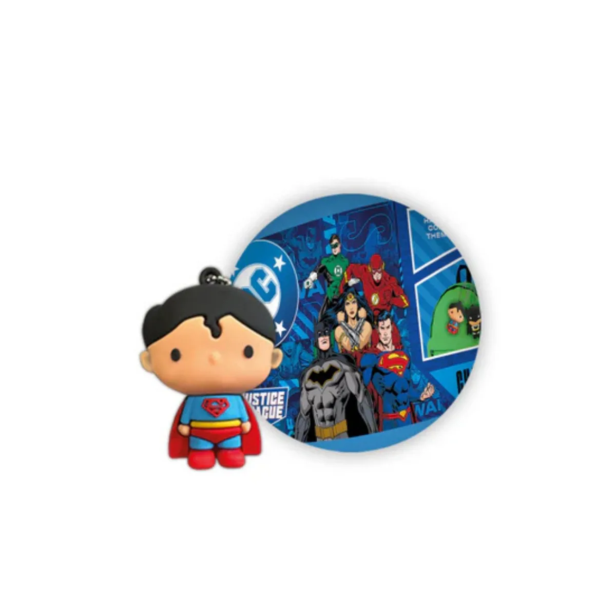 Superheroes Liga de la Justicia Buddies - 3D Figurines Sorpresa