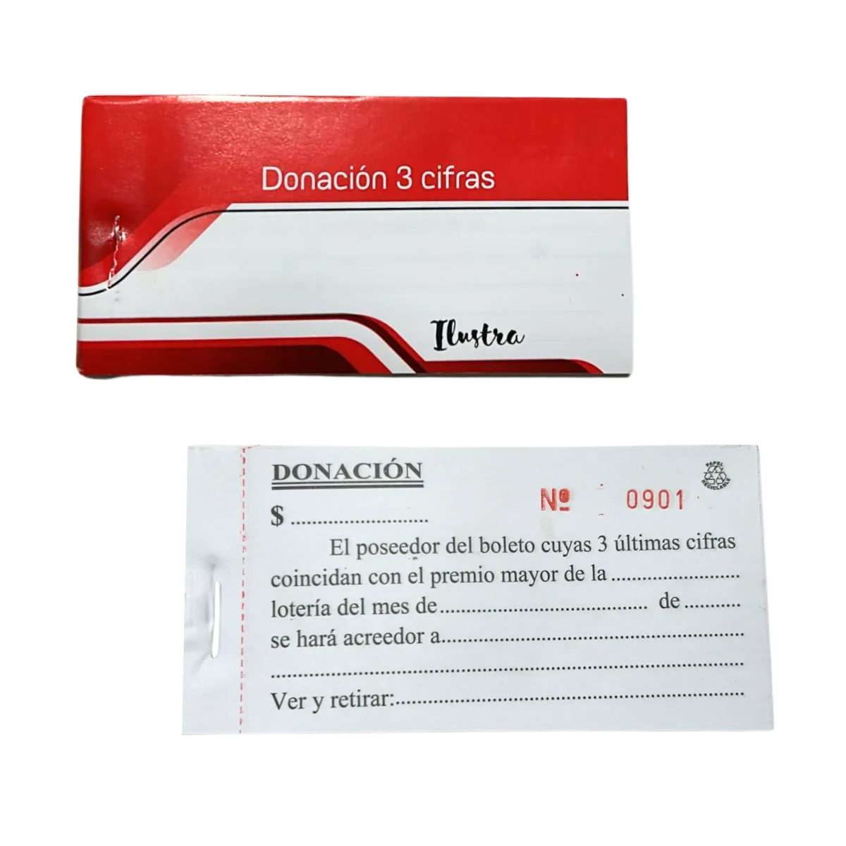 Talon Donacion 3 Cifras