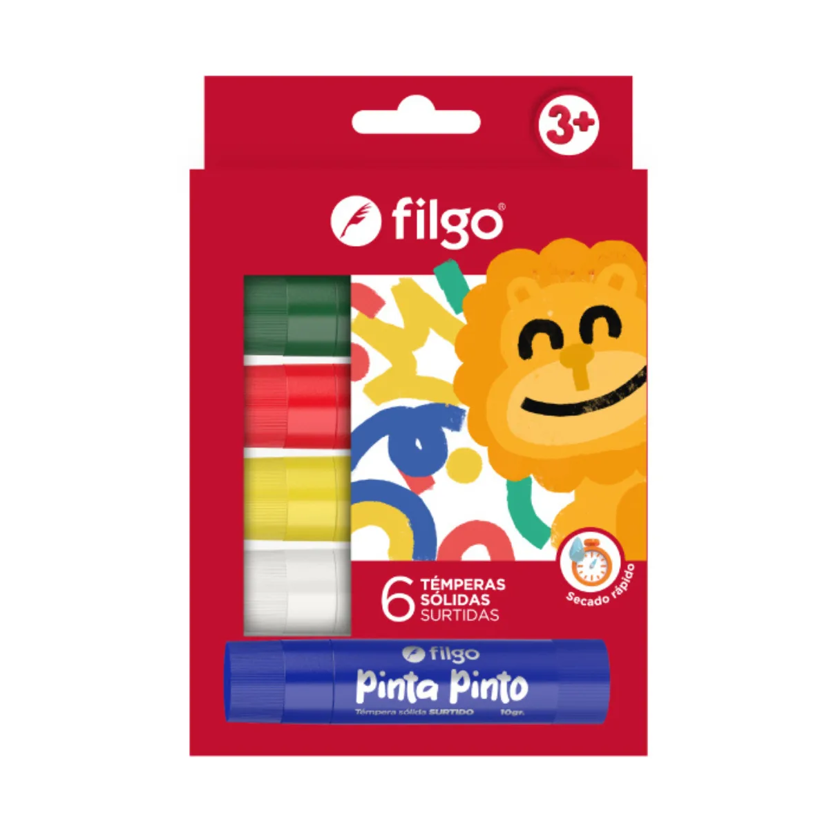Tempera Solida Clasicos x6 - Filgo