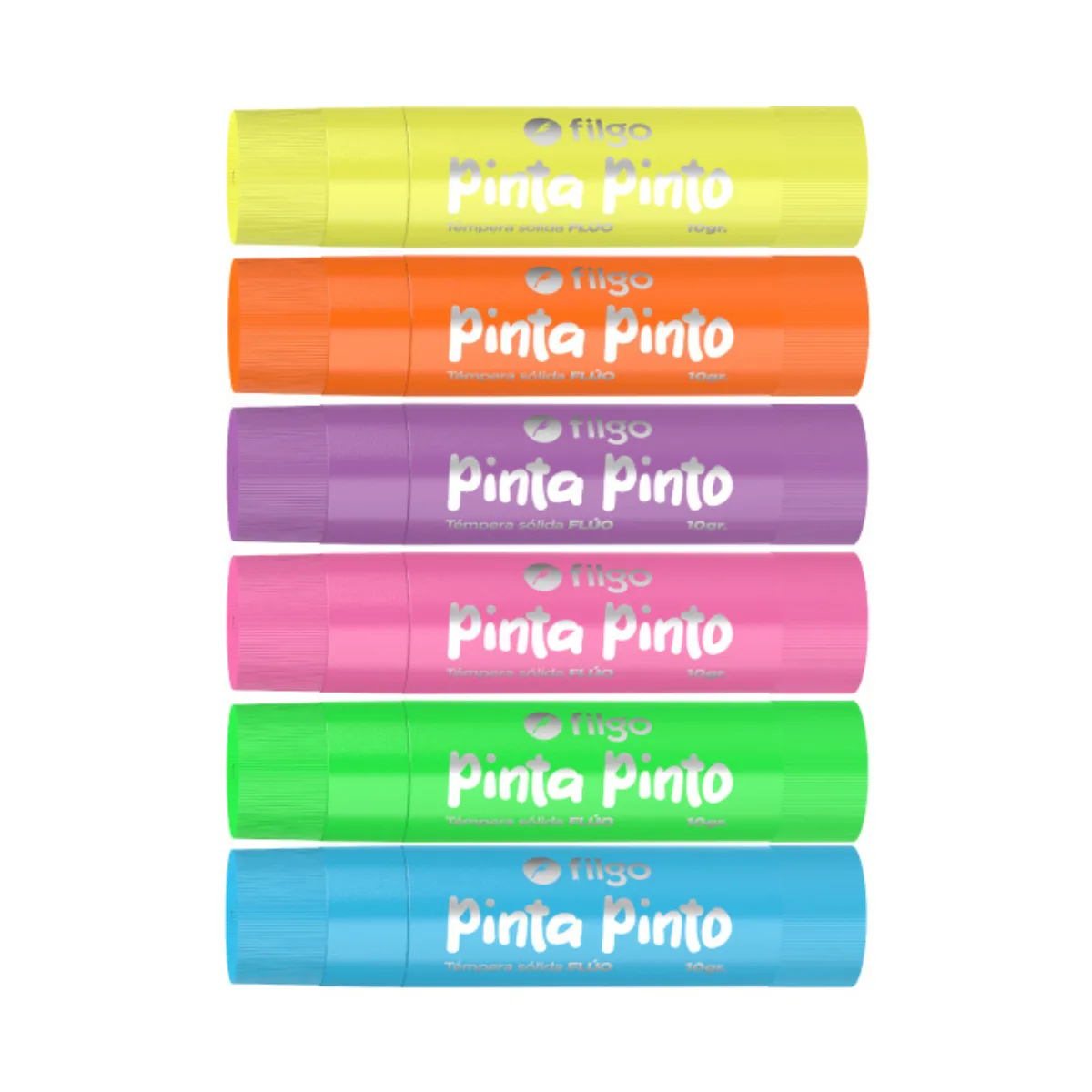 Tempera Solida Fluo x6 - Filgo 2