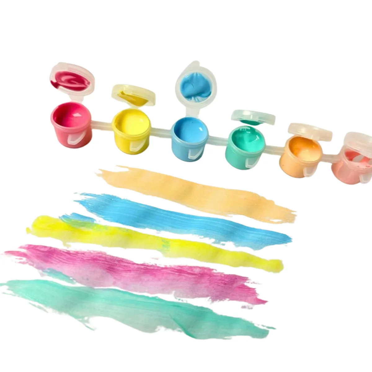 Temperas 3ml con Pincel x6 Colores - BRW
