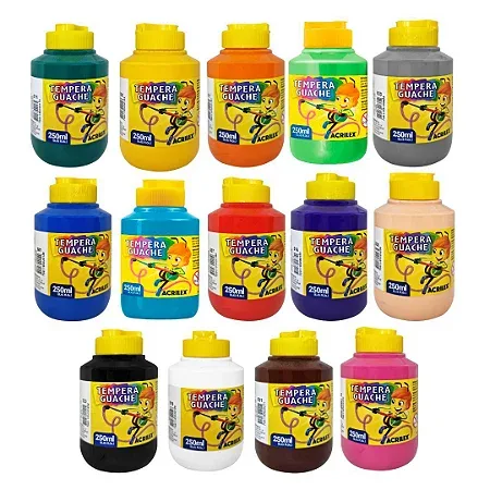 Temperas Acrilex 250ml