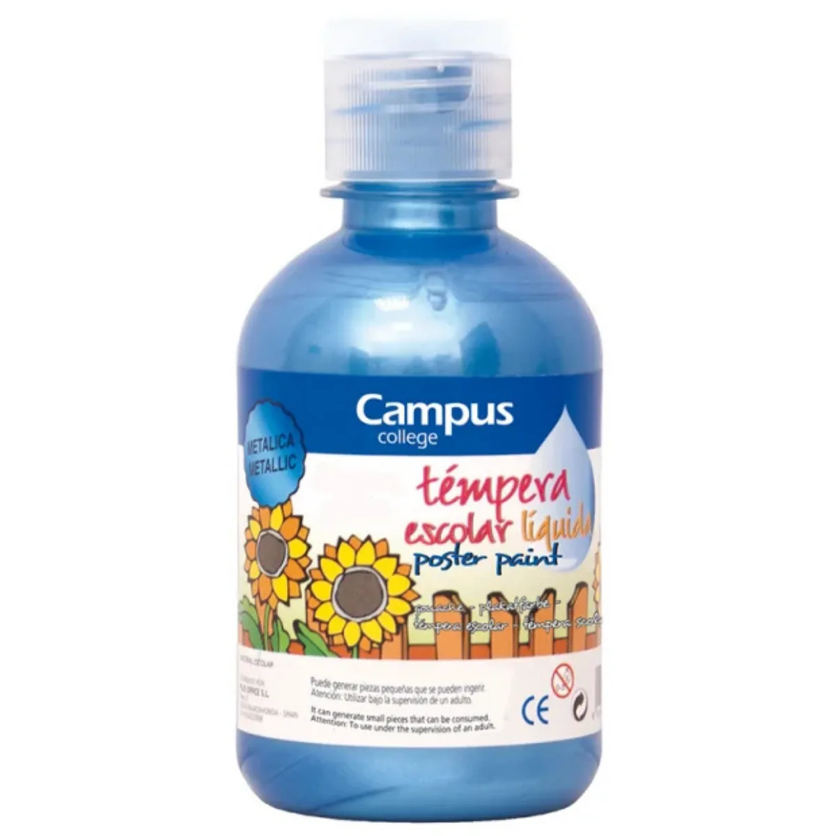 Temperas Metalizada 250ml - Campus