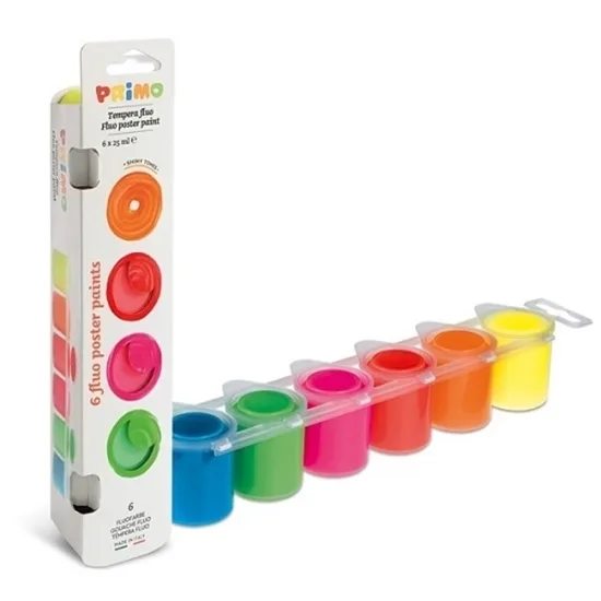 Temperas x6 Fluo - Primo