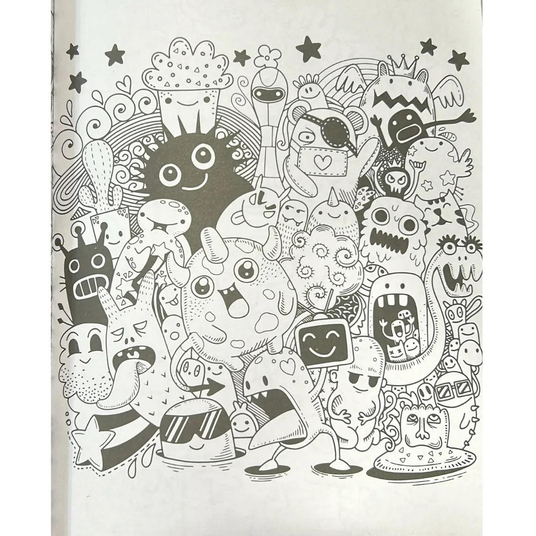 Un Libro Monstruoso para colorear