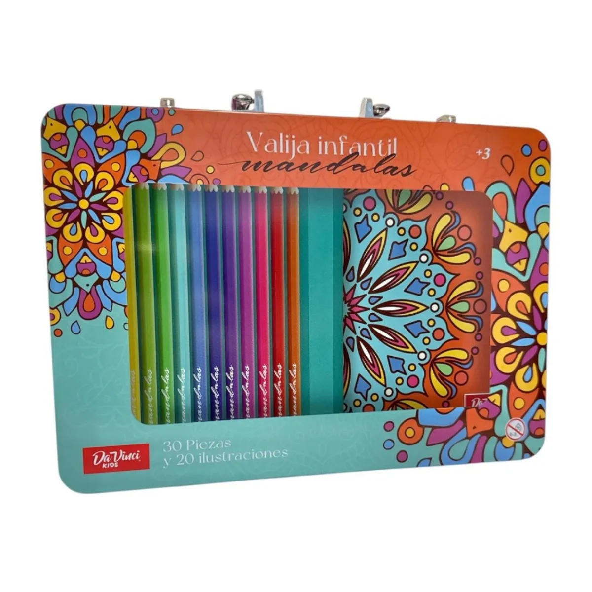 Valija Metalica Infantil Mandalas