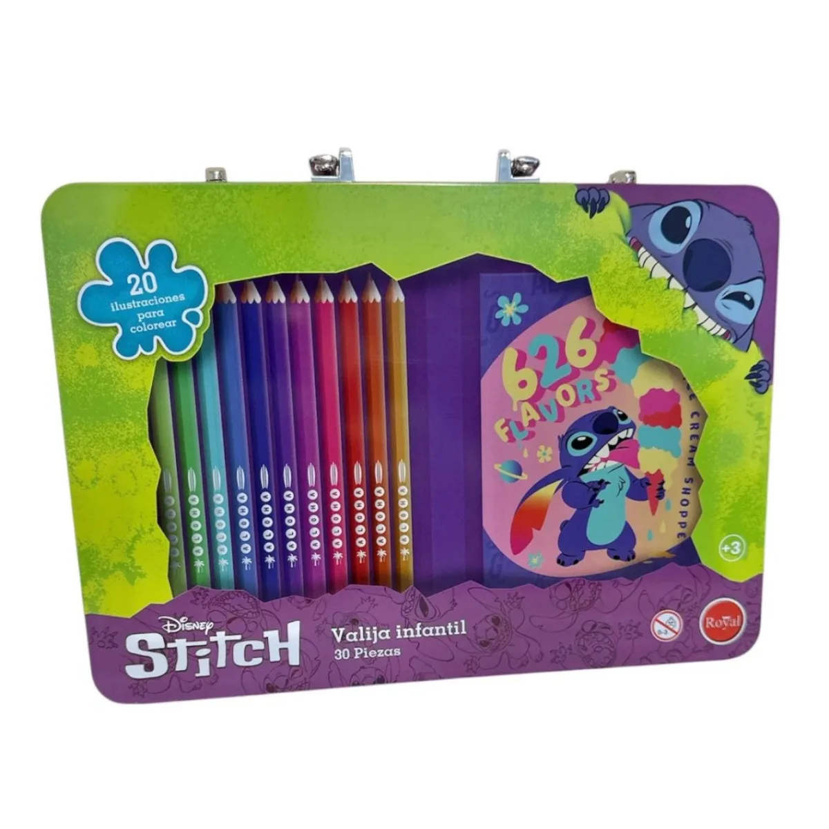 Valija Metalica Infantil Stitch