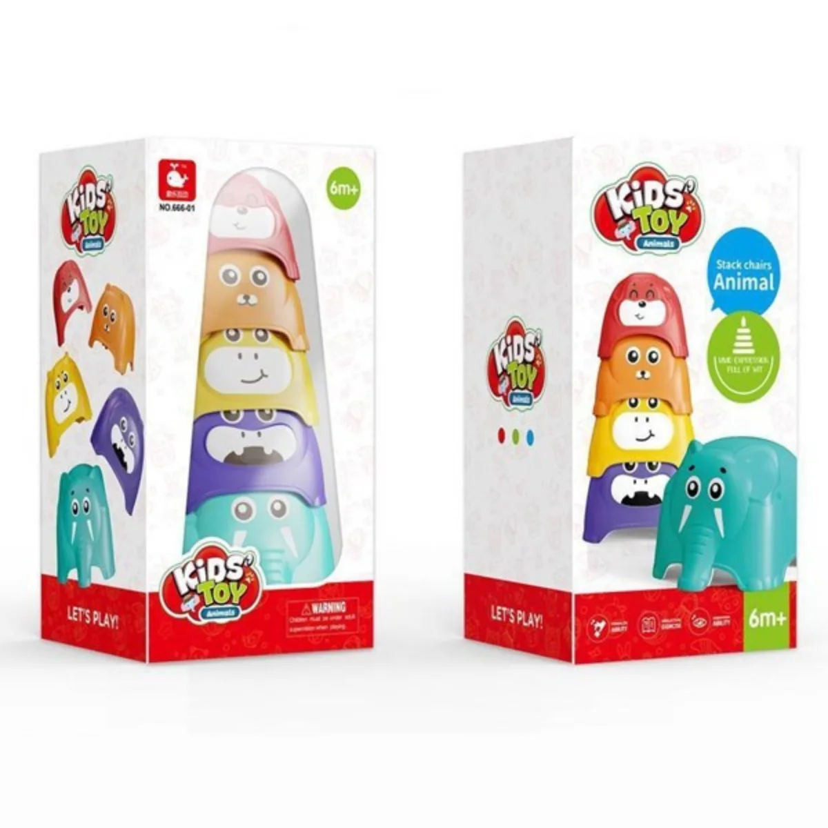 Vasos Apilables Animales - Primera Infancia