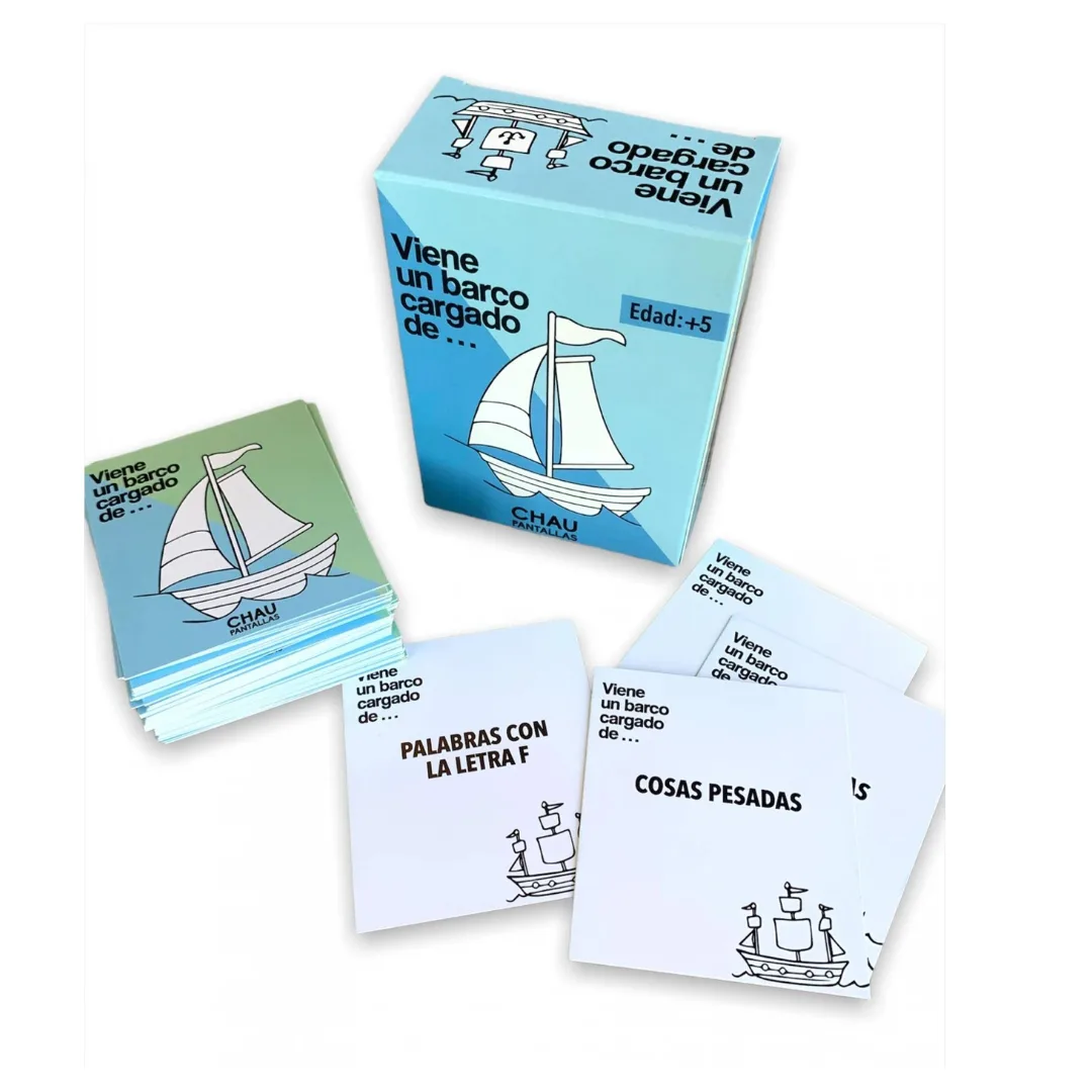 Viene un barco cargado de... - Version caja - Chau Pantallas